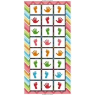 Flexy Banner Hand Foot Toy 1x2 m