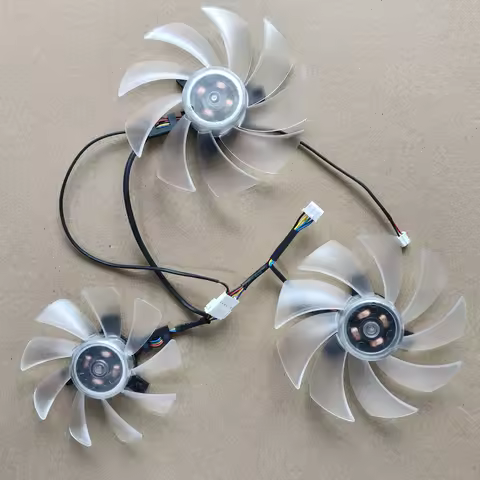 Graphics Video Fan,GPU Cooler,FD10015H12D,For Powercolor Hellhound RX 6700 XT 12G,For Powercolor Red