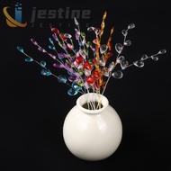 JESTINE 50PCS Artificial Bouquet, For Home Wedding Party Crystal Bud Branches, Beautiful Bridal Tiar