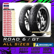 TAYAR MOTORSIKAL MICHELIN ROAD 6 / GT TUBELESS TYRE 120/70ZR17,160/60ZR17,180/55ZR17,190/55ZR17