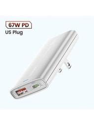 Cargador Usb C Rápido Toocki 67w Gan Mini Qc4.0 Pd3.0 Para Macbook Iphone 14 13 Promax Samsung Xiaomi