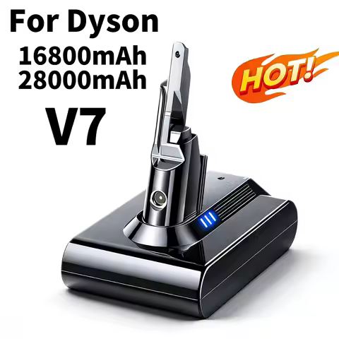 21.6V 16800mAh/28000mAh Replacement Battery for Dyson V7 Fluffy Animal Pro 225403 229687 Vacuum Clea