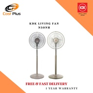 N30NH 30CM LIVING FAN WITH HEIGHT ADJUSTABLE N RHYTHM BREEZE - 1 YEAR KDK WARRANTY + FREE DELIVERY