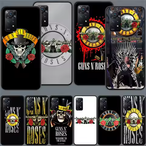 Guns n Roses Good Time Phone Case For Redmi 13C 14C Note 14 13 Pro Plus 5G Clear Capa 12 12C 10A 10C