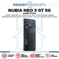 [Malaysia Set] Nubia Neo 3 GT 5G (256GB ROM | 12GB RAM) 1 Year Nubia Malaysia Warranty