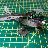Cessna 172 Airplane Metal Head 3D Model Assembly Toy