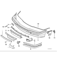 BMW E38 FRONT BUMPER NUMBER 1+2+7+8