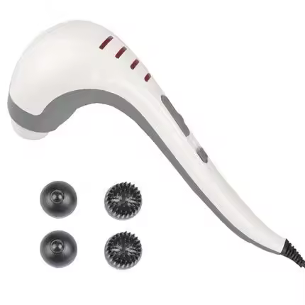 Electronic Vibrating Massager Full Body Head Scalp Waist Neck Shoulder Massage Stress Release Relax 