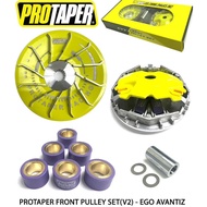 PROTAPER RACING V2 * VERISON V2 * EGO AVANTIZ FRONT CVT PULLEY SET + ROLLER 11GX3PCS + 12GX6PCS + 13
