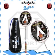 Raket Badminton Original Karakal BN65 Bonus Grip, Senar dan Tas