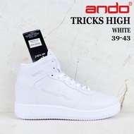 Sepatu Pria ANDO - DEKI HIGH & TRICKS HIGH - size 39-43 - Sepatu Sneakers - Sepatu Olahraga Sneaker