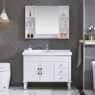 🍅Bathroom Cabinet Modern Minimalist Wash Basin Cabinet Combination Small Apartment Wash Basin Basin Bathroom Table Floor