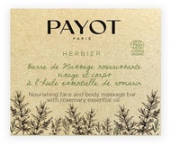 Payot Herbier Nourishing Face and Body Massage Bar With Rosemary Essential Oil Organic 50g