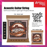 Ernie Ball Acoustic/Ukulele Guitar String Set 2146/2148 (Made In USA) Medium Light/Light