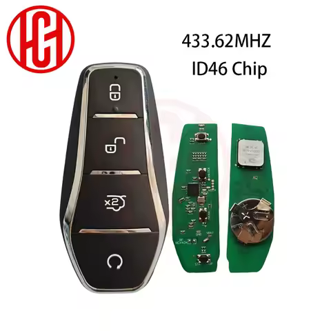 433.62MHZ ID46 4 Buttons Aftermarket Smart Car Key K2TF4-22C-F4H For BYD Qin Plus DM-i Qin Plus EV Y