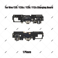 Original For Vivo Y20 / Y20s / Y20i / Y12s Charging Board Flex Cable USB Charger Port Dock Connector