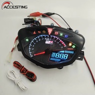 Digital Meter For Yamaha Lc135 V1 Jupiter MX Uma Motorcycle Speedometer LCD RPM Tachometer Meter