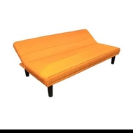 sofa bed sofabed informa lynwood yellow kuning
