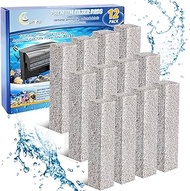 12PCS Ammonia Reducer Filter Pads Compatible with Aqueon Quietflow 30 & 50, Sponge Replacement Filte
