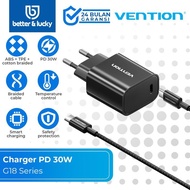 VENTION G18 Phone Charger Type-C PD 30W Type-C to Type-C Fast Charging Cable