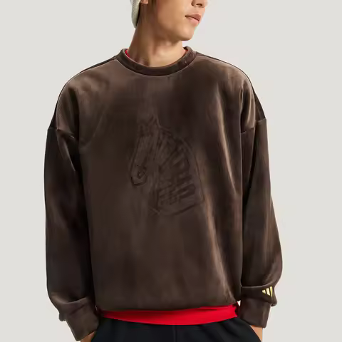 Adidas genuine NYR GFX SWT men's trendy fleece casual hoodie KE4067