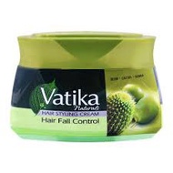 Dabur Vatika Naturals Hair Fall Control Styling Hair Cream with Olive, Cactus, and Henna Anti-Chute (140ml)