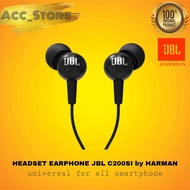 ACC Headset Earphone Handsfree JBL C200SI Original 100%