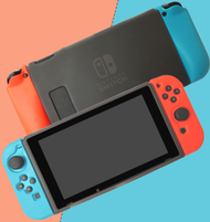 全城熱賣 - 任天堂switch保護殼（switch藍紅色TPU殼）