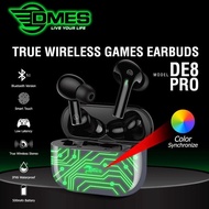 DE8 Pro True Wireless Game Earbuds
