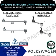VW (OEM) STABILIZER LINK (FRONT, REAR) FOR AUDI A3, S3, RS3 [8P], Q3 [8UB], TT, TTS [MK2, 8J]