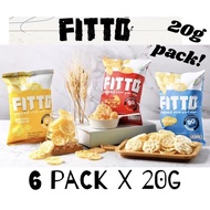 [6 pack x 20g] *Halal Certified Thai Fitto Whole Grain Chips