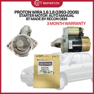 PROTON WIRA 1.6 1.8 (1993-2009) STARTER MOTOR  AUTO MANUAL 8T MADE BY RECON OEM 3 MONTH WARRANTY