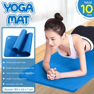 HTD Sport Matras Yoga Mat NBR Olahraga Senam Lantai Meditasi Gym Fitness Karpet Lantai 10MM