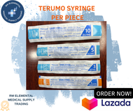 Disposable Syringe by Terumo (20cc, 10cc, 5cc, 3cc and 1cc)