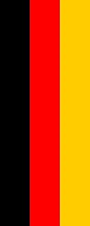 magFlags Flag Germany | portrait flag | 3.5m² | 38sqft | 300x120cm | 10x4ft - 100% Made in Germany -
