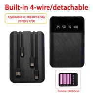 18650 Battery DIY Power Bank Case Charge Storage Box 5V Dual USB Type C Battery Holder Box PD QC3.0 Quick Charge For SmartPhones