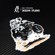 Fearless Adventure R1200GS F800GS Motorcycle Sticker Waterproof Reflective Decal 21