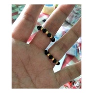 [TERBARUU CINCIN CEKO HITAM VARIASI EMAS3 0,1GRAM
