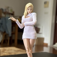 Romankey x cowl Female Body 1/12 Soldier Clothes Tights Dress Sweater 20cm Machine Girl Clothing