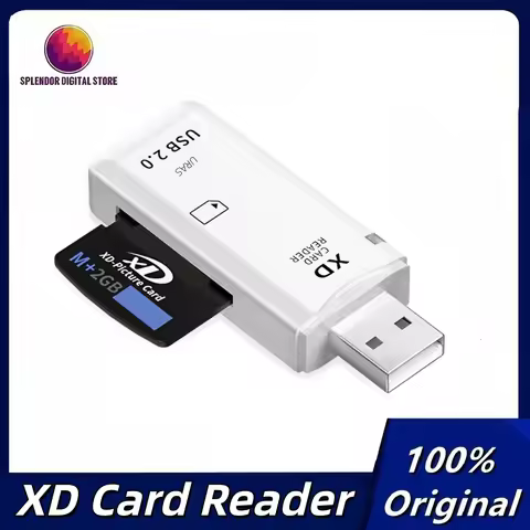 High Quality USB XD Picture Card Reader USB 2.0 Memory Adapter for Olympus Fuji Cameras Computer Plu