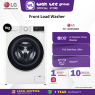 LG 9kg Ai Direct Drive Front Load Washing Machine with Steam™ FV1209S5WA / FV-1209S5WA WAH LEE STORE