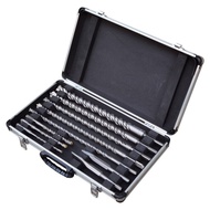 [Cross Drill Bit] Square Shank Round Shank 10-Piece Set 12 14 16 20 25 * 350 Wall Impact Drill Bit C