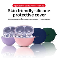 For HUAWEI FreeClip Case Simple Minimalist Anti Scratch Silicone Earphone Cover for HUAWEI FreeClip 