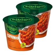 Bibigo Cup Tteokbokki 110g – Original / Rose Flavor, Korean Rice Cake Snack