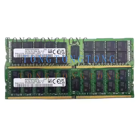 TT For Samsung 64G 2RX4 3200 ECC REG Server Memory 3200AA DDR4 RDIMM
