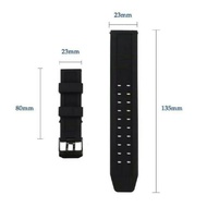 RUBBER STRAP LUMINOX EVO 23MM WATCH STRAP