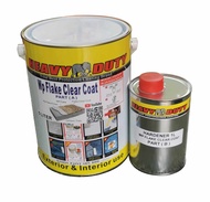 5L / Wp FLAKE CLEAR COAT ( WITH HARDENER ) FOR FLAKE COLOUR EPOXY / 5 LITER BASE Coating FOR FLAKE COLOURS / HEAVY DUTY