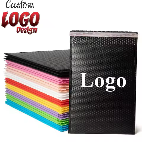 Custom LOGO Printed Plastic Envelope Padded Postal Courier Shipping Bag Custom Logo Mailer Mailing B
