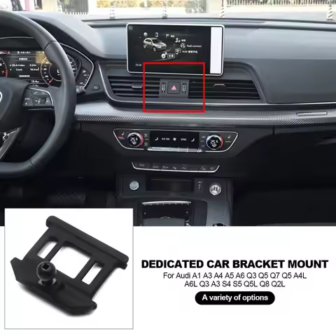 Phone Holder Dedicated Car Bracket Mount Rotate Phone Stand for Audi A1 A3 A4 A5 A6 Q3 Q5 Q7 Q5 A4L 