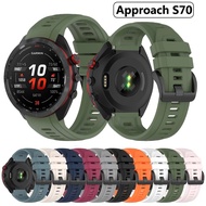 Wristband Band Strap for Garmin Approach S70 42mm 47mm Silicone Replacement Smart Watch Band for App